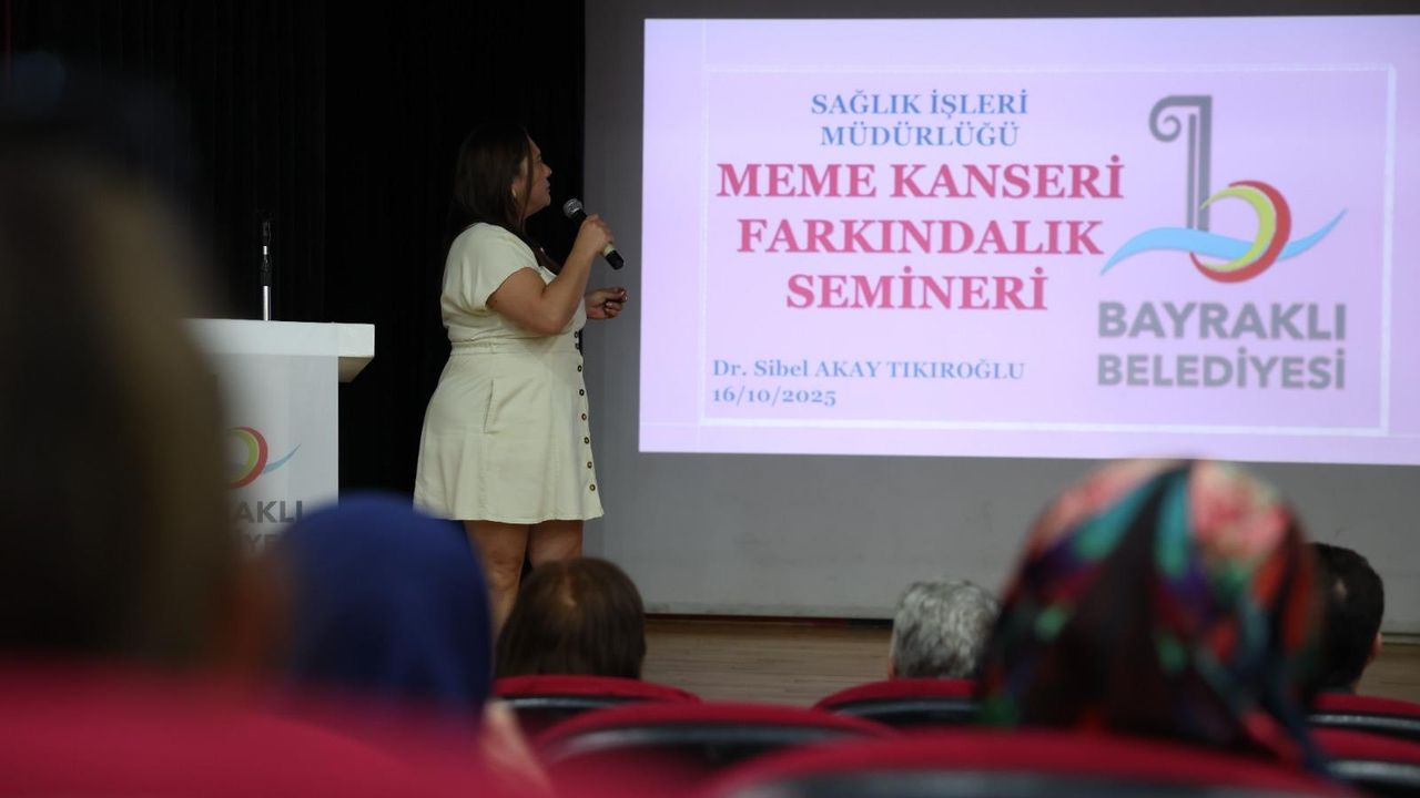 Bayraklı'da Meme kanseri farkındalık semineri