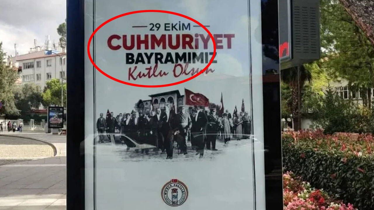 Muğla Valiliğinin bilboard skandalı!