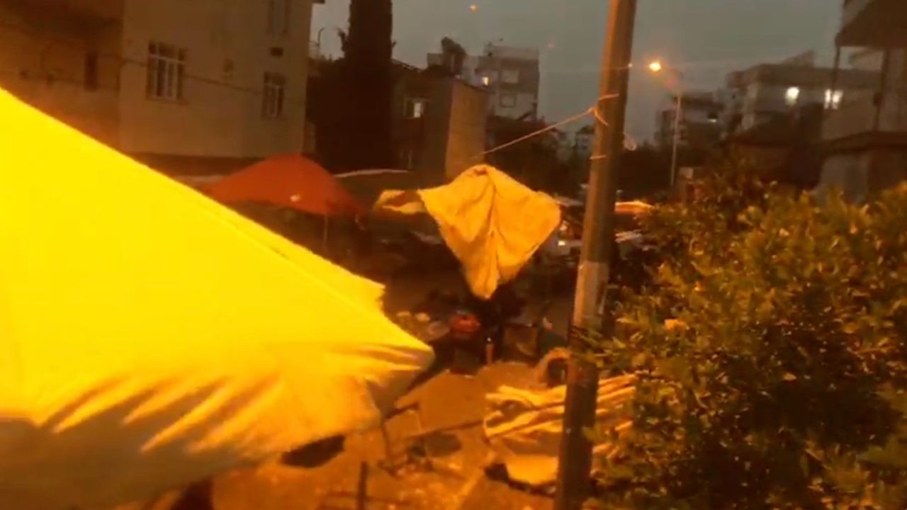 Fırtına, esnafını hazırlıksız yakaladı