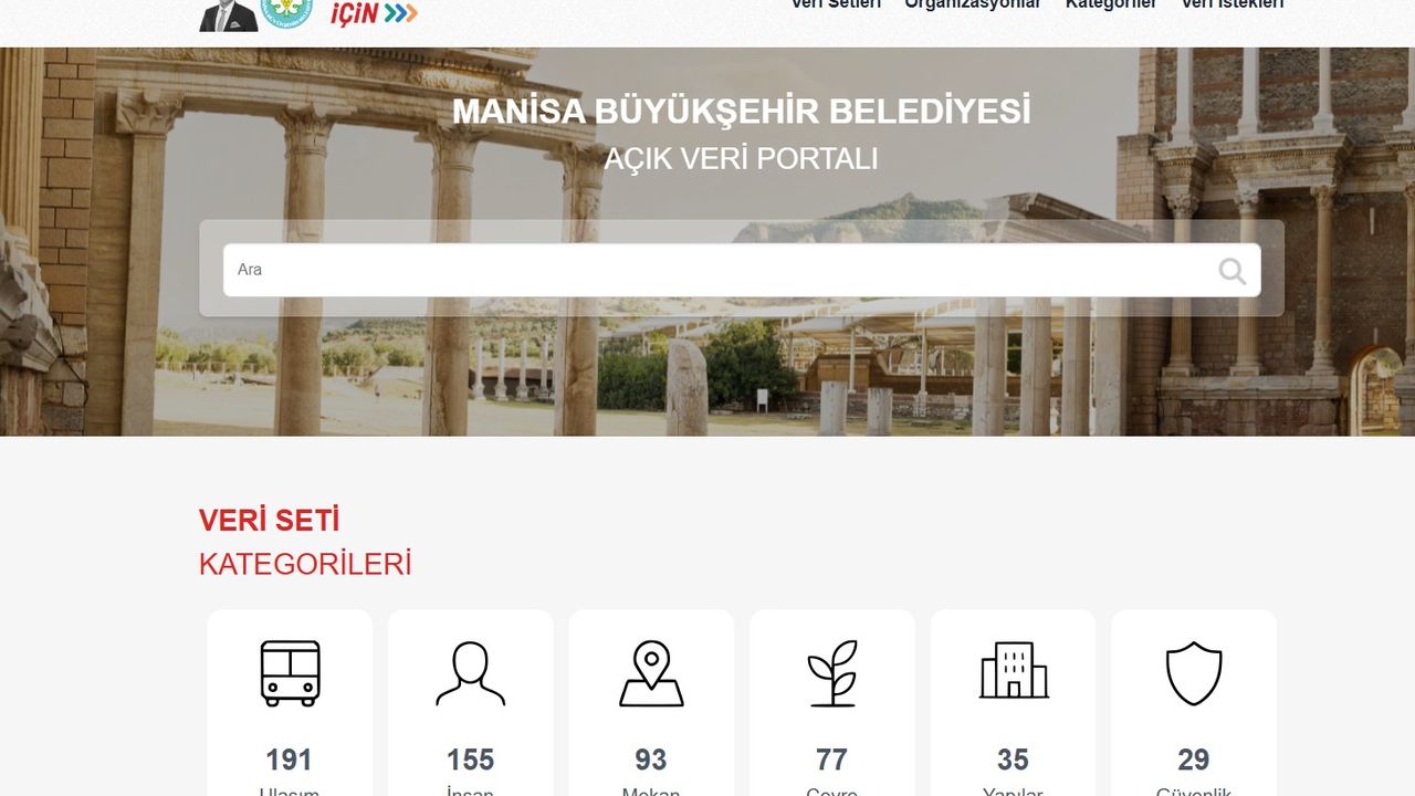 Manisa Açık Veri Portalı vatandaşlara sunuluyor