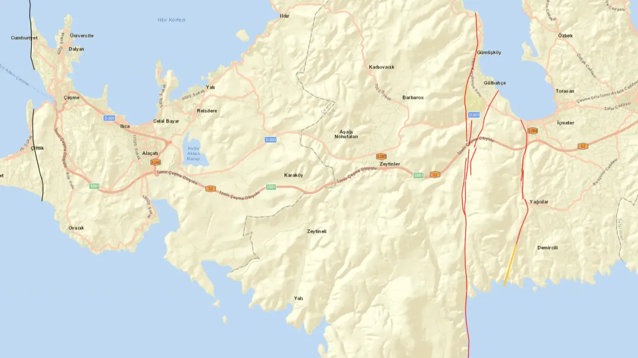 İzmir’de 21 Fay hattı alarm veriyor