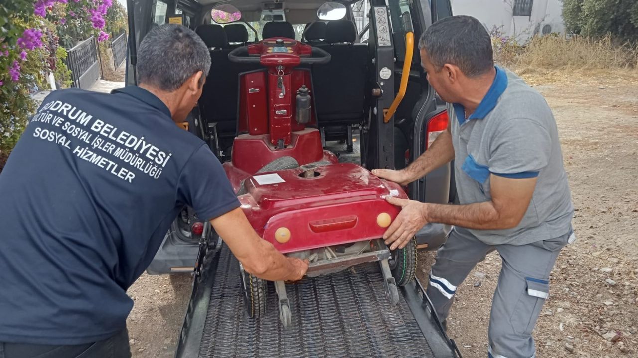 Engelli vatandaşlara sandalye bakım ve onarım desteği 