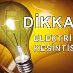 İzmir’de 31 Ağustos’ta elektrik kesintisi