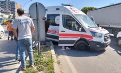 Mersin'de ambulans şoförünün dikkati hayat kurtardı!