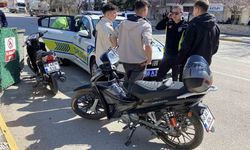 Aksaray’da polis motosikletlerin peşinde