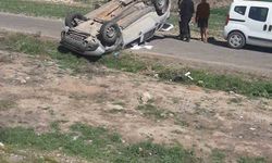 Mardin’de kontrolden çıkan SUV takla attı: 2 yaralı