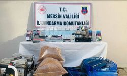 Mersin’de kaçak sigara üreten 3 şüpheli yakalandı