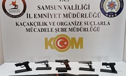 Samsun’da silah operasyonu