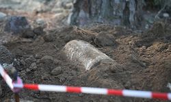 Çanakkale'de mezar kazımı sırasında top mermisi bulundu