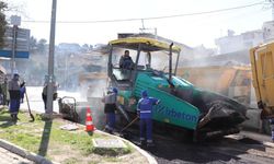 İzmir’de asfalt seferberliği hız kesmeden sürüyor