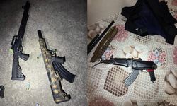 Adana’da EYP ile biri kalaşnikof 6 silah ele geçirildi: 2 tutuklama