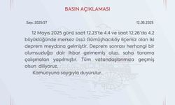 Amasya Valiliği: "Deprem sonrası herhangi bir olumsuzluğa dair ihbar gelmedi"