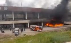 Ankara’da pazar yerinde yangın