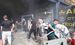 Antalya’da boya atölyesinde çıkan yangında 12 kişi dumandan etkilendi