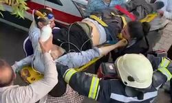 Çatıda fenalaşan adamın imdadına itfaiye koştu