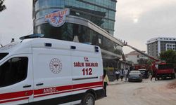 Elazığ’da plazada yangın paniği