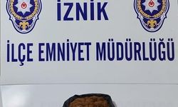 İznik’te polis ekiplerinin durdurduğu araçtan uyuşturucu çıktı