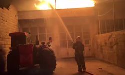 Kahramanmaraş’ta iş yeri yangını