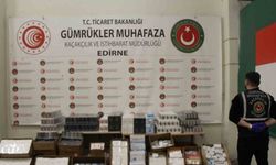 Kapıkule’de milyonlarca liralık kaçak eşya ele geçirildi