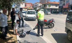 Karaman’da otomobille çarpışan motosiklet sürücüsü yaralandı