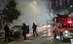 Kontağı çevirir çevirmez otomobil yanmaya başladı