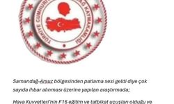 Samandağ Kaymakamlığından "sonik patlama" açıklaması