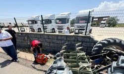 Şanlıurfa’da ilginç kaza kamerada