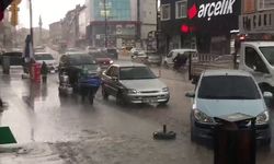 Sivas’ta dolu yağışı etkili oldu