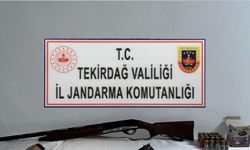 Tekirdağ’da jandarmadan uyuşturucu ve silah operasyonları