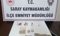 Tekirdağ’da peçeteye emdirilmiş uyuşturucu madde ele geçirildi