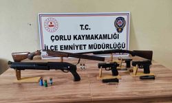 Tekirdağ’da uyuşturucu ve silah operasyonlarında 32 aranan kişi yakalandı