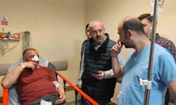 Vali Toraman otobüs kazasında yaralananları ziyaret etti
