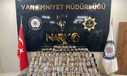 Van’da 84 kilo 460 gram esrar ele geçirildi