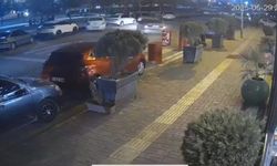 Viranşehir’de kaza anı kamerada: 2 yaralı