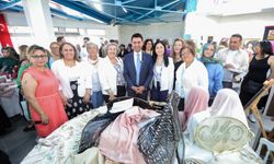 Bayraklı’da kadın eliyle üretilen sanat sergilendi
