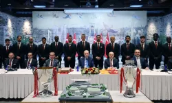 Cumhurbaşkanı Erdoğan, Süper Lig Şampiyonu Galatasaray’ı ağırladı