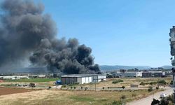İzmir Torbalı'da sandalye fabrikasında büyük yangın