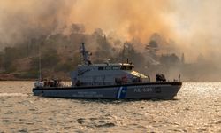 Sakız Adası'ndaki orman yangını 3. gününde... Köyler boşaltıldı