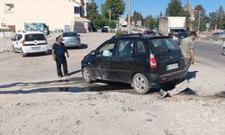Adıyaman’da 4 kişinin yaralandığı kaza kameralara yansıdı