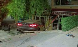 Akyurt Cumhuriyet Meydanı’nda gece saatlerinde korkutan kaza