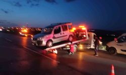 Ankara’da zincirleme trafik kazası: 1 yaralı