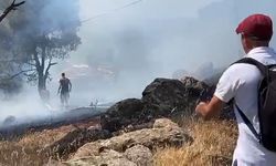 Ayvalık’ta orman yangını
