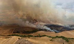 Balıkesir Kepsut’ta arazi yangını