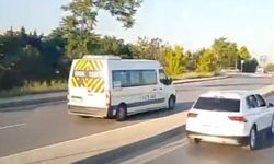 Başakşehir’de ters yönde ilerleyen araçlar trafikte tehlike saçtı
