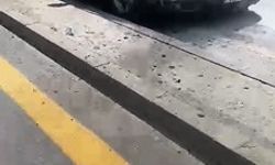 Başkentte araç yangını: Aracın motoru alev aldı