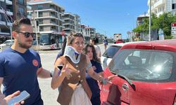 Cadde birleşiminde otomobiller çarpıştı: 1 yaralı
