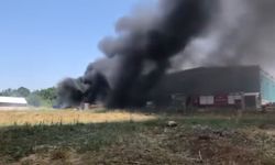 Çanakkale’de plastik fabrikasında yangın