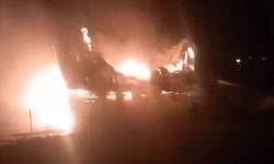 Çanakkale’de yıldırım düşen bungalov küle döndü
