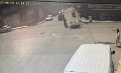 Çarpmayayım derken kaza yaptı: O anlar kamerada