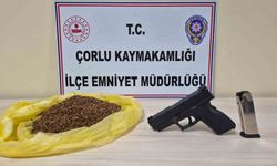 Çorlu’da uyuşturucu ve ruhsatsız tabanca ele geçirildi: 1 tutuklu